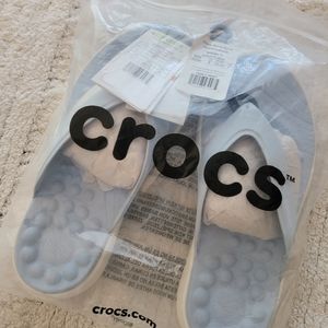 Baby blue Crocs Flip Flops